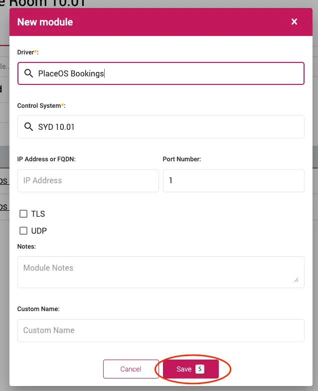 Save Bookings Driver